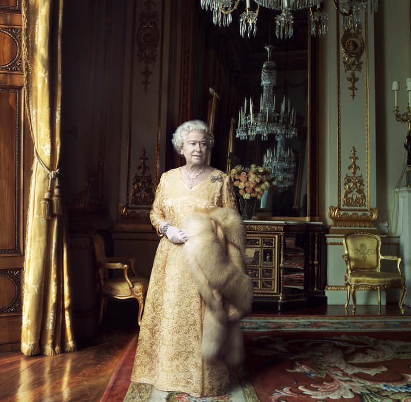 Queen Elizabeth portrait for Vanity Fair